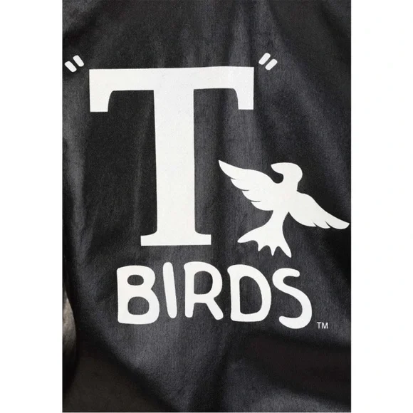 🆕 NWT Kids Grease T-Birds Jacket Costume – Ages 7–9 – Black - Picture 2 of 7